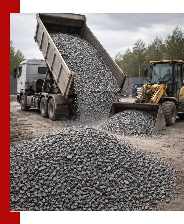Доставка и продажа щебня гранитного в Кыштыме