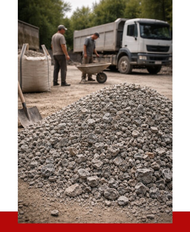 Гранитный щебень фракция 20-40 в Кыштыме от 3324 руб. ПРОНЕРУДКшт