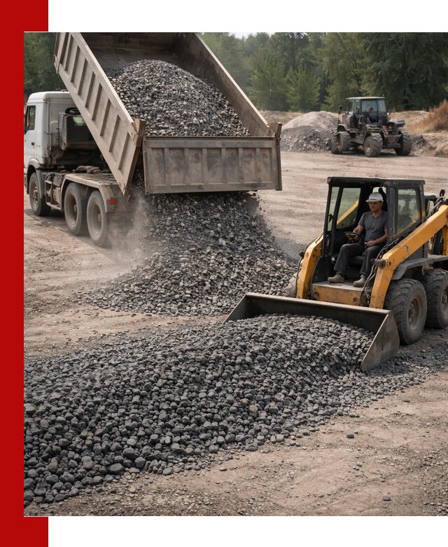 Гранитный щебень фракция 40-70 с доставкой в Кыштыме