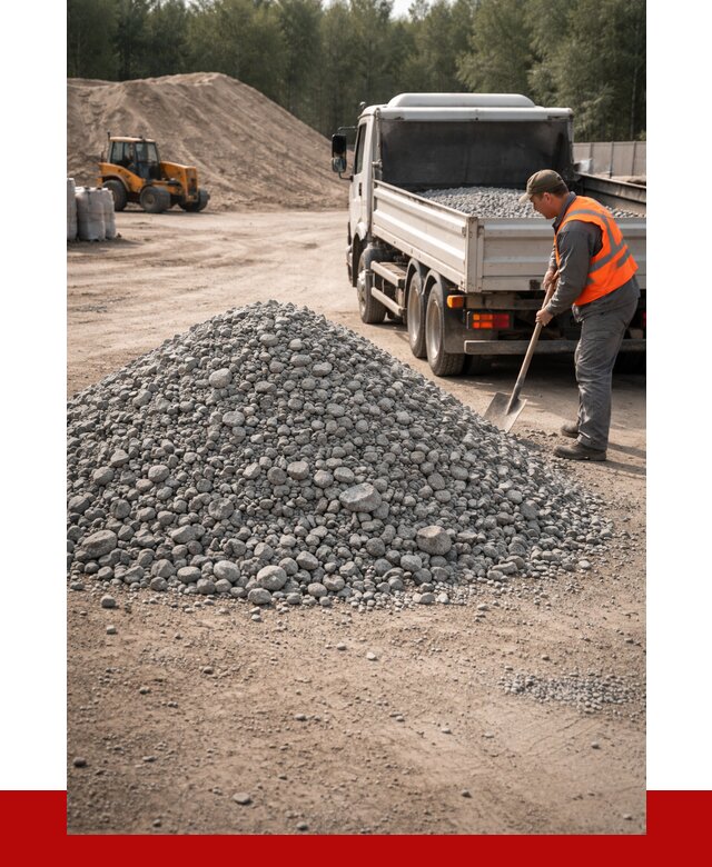 Гравийный щебень фракция 5-10 в Кыштыме от 2285 р. | ПРОНЕРУДКшт