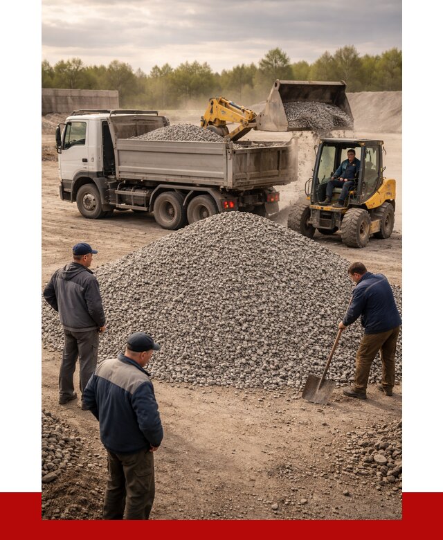 Гравийный щебень фракция 5-20 в Кыштыме от 2493 р. ПРОНЕРУДКшт