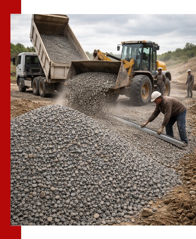 Гравийный щебень фракция 5-20 с доставкой в Кыштыме