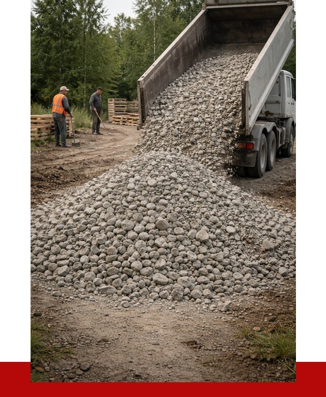 гравийный щебень фракция 70-120 в Кыштыме от 2545 р. ПРОНЕРУДКшт