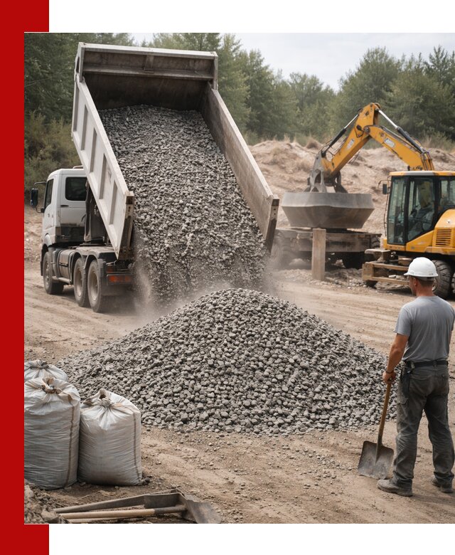 Доставка и продажа бетонного щебня в Кыштыме