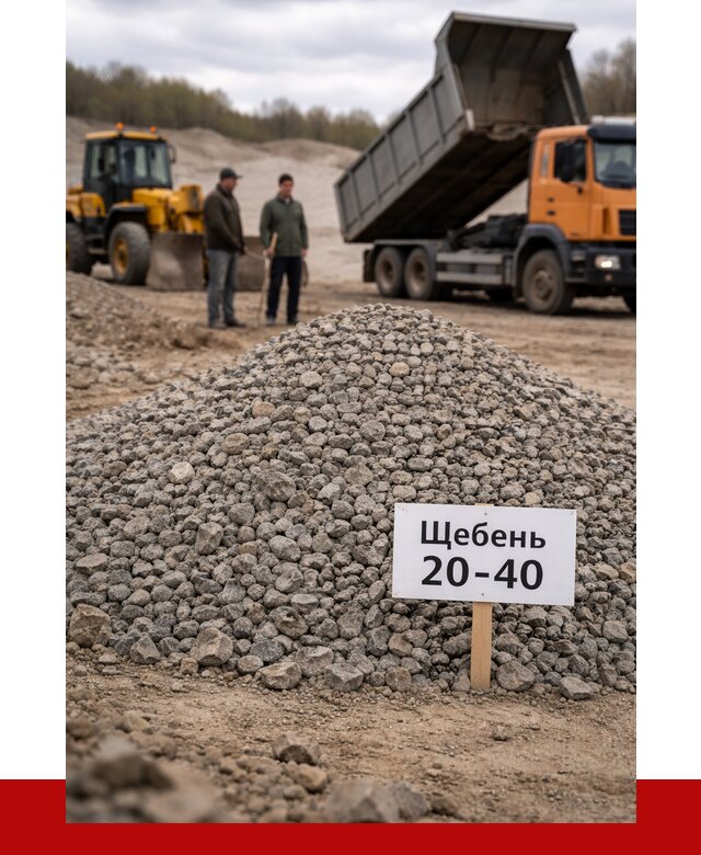 Бетонный щебень фракция 20-40 в Кыштыме от 2545 р. | ПРОНЕРУДКшт