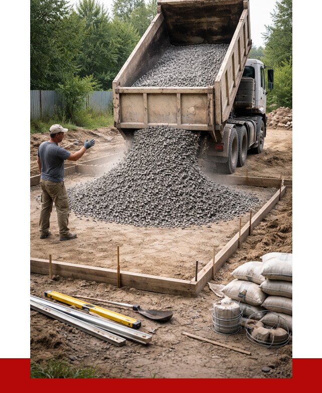 Купить щебень для фундамента в Кыштыме от 4674 р. | ПРОНЕРУДКшт