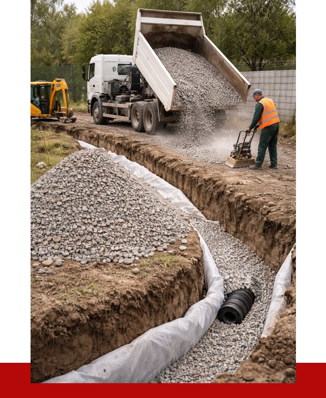 Щебень для дренажа в Кыштыме от 1921 р., ПРОНЕРУДКшт доставка