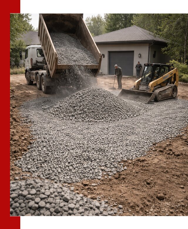 Щебень для парковки в Кыштыме: доставка и укладка качественного материала
