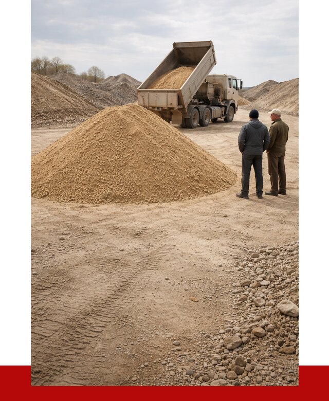 Карьерный песок крупнозернистый в Кыштыме от 8828 р | ПРОНЕРУДКшт