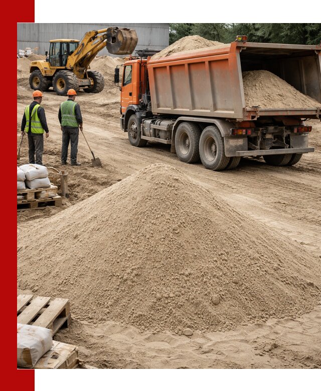 Доставка и продажа мытого речного песка в Кыштыме