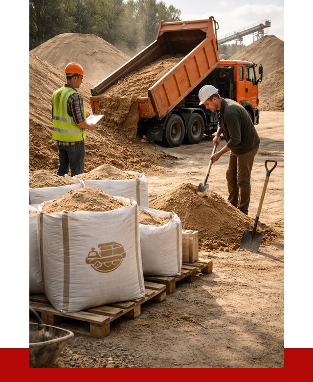 Строительный песок в Кыштыме от 2285 р. с доставкой, ПРОНЕРУДКшт