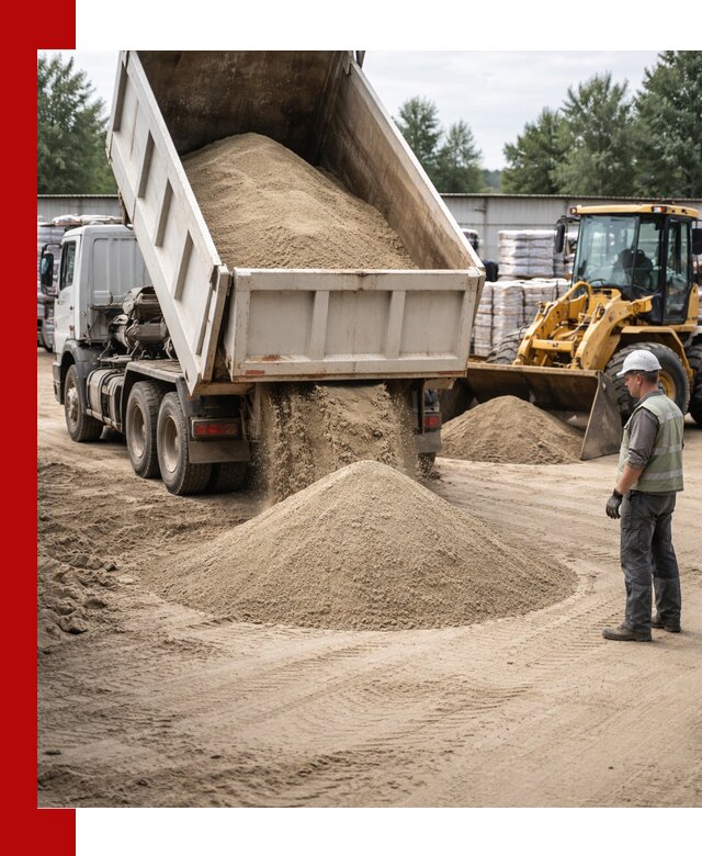 Поставка и доставка песка для бетона в Кыштыме
