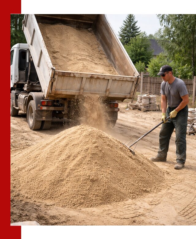 Доставка сухого песка самосвалами в Кыштыме