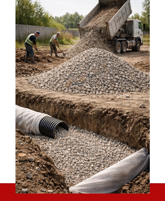 Гравий для дренажа в Кыштыме от 2285 р., доставка ПРОНЕРУДКшт