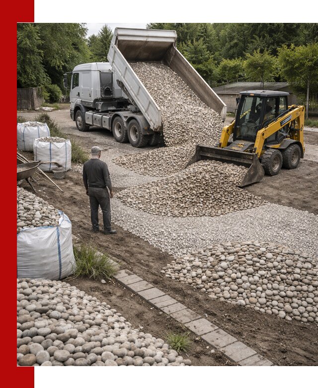 Доставка морской гальки оптом и в розницу в Кыштыме