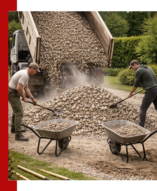 Доставка и продажа декоративной гальки в Кыштыме