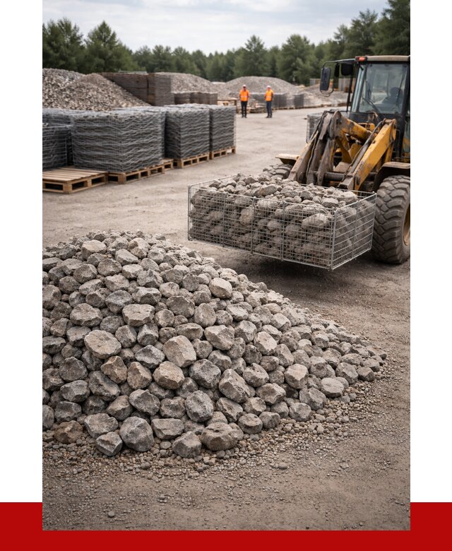 Камень для габионов фракция 70-150 в Кыштыме от 4362 р. | ПРОНЕРУДКшт