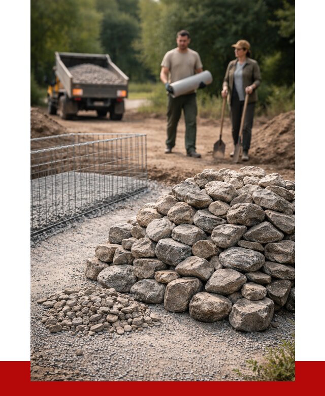 Камень для габионов фракция 100-200 в Кыштыме от 4985 р. | ПРОНЕРУДКшт