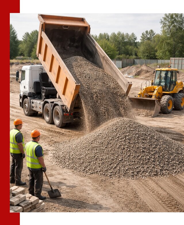 Доставка щебёночно-песчаной смеси ЩПС С7 в Кыштыме