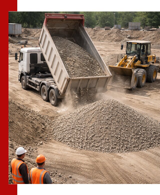 Щебень с песком (ЩГПС С2) с доставкой в Кыштыме