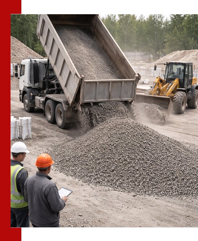 Доставка и продажа гранитного отсева 0-10 в Кыштыме