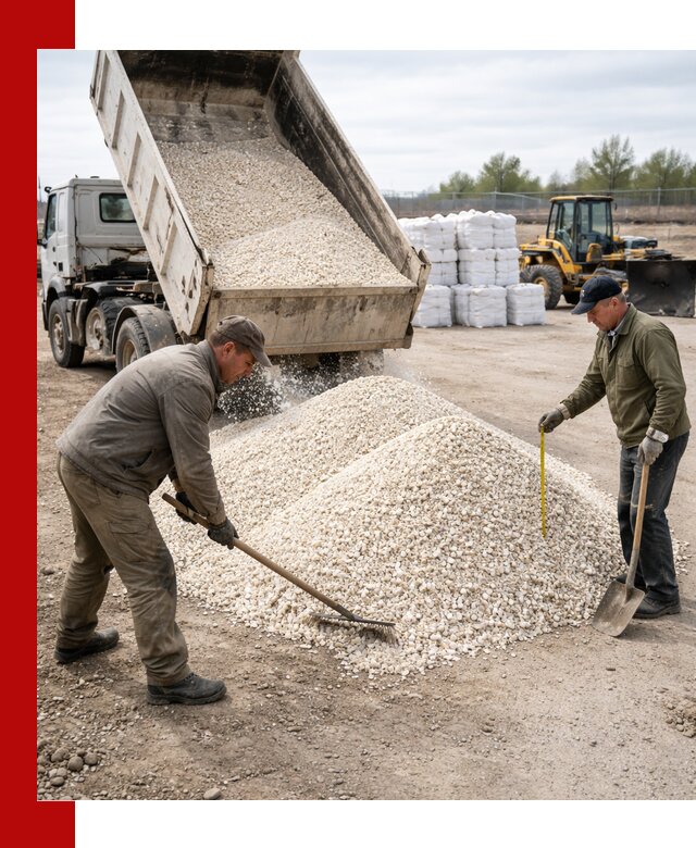 Мраморная крошка с доставкой и разгрузкой в Кыштыме