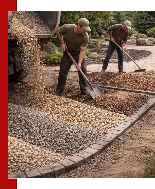 Декоративная крошка для ландшафта в Кыштыме — продажа и доставка