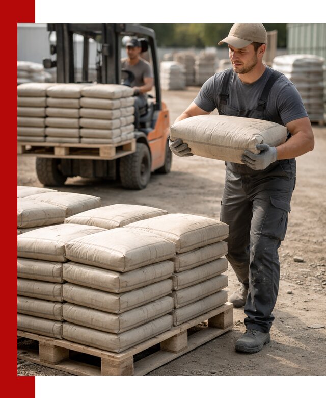 Доставка цемента в мешках оптом и в розницу в Кыштыме