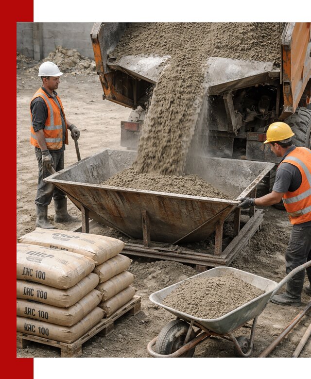 Доставка цементно-песчаной смеси М100 в Кыштыме