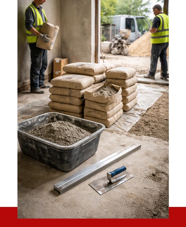 Купить сухую смесь для стяжки в Кыштыме от 4674 р. | ПРОНЕРУДКшт