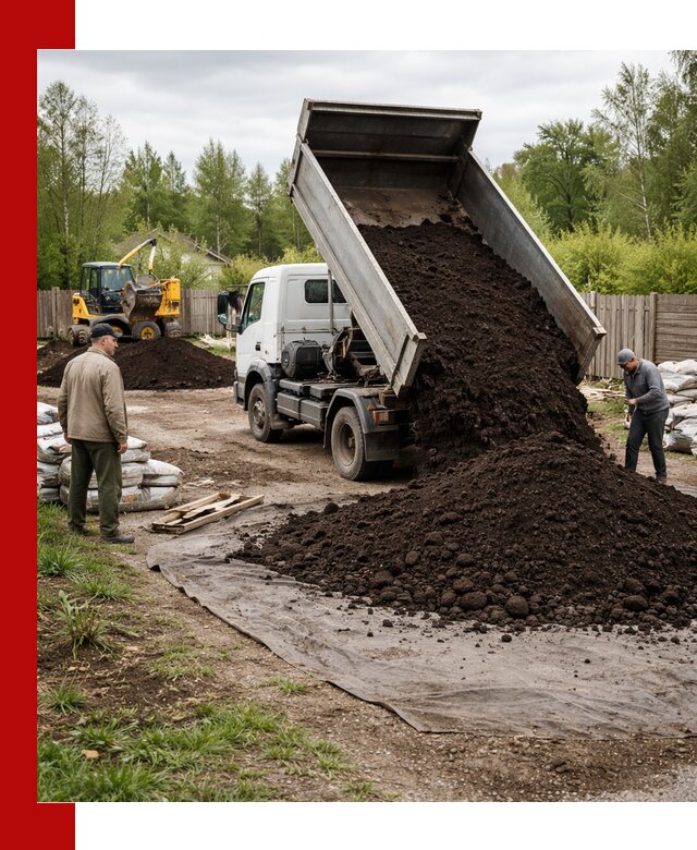 Доставка качественного почвогрунта в Кыштыме оптом и в розницу