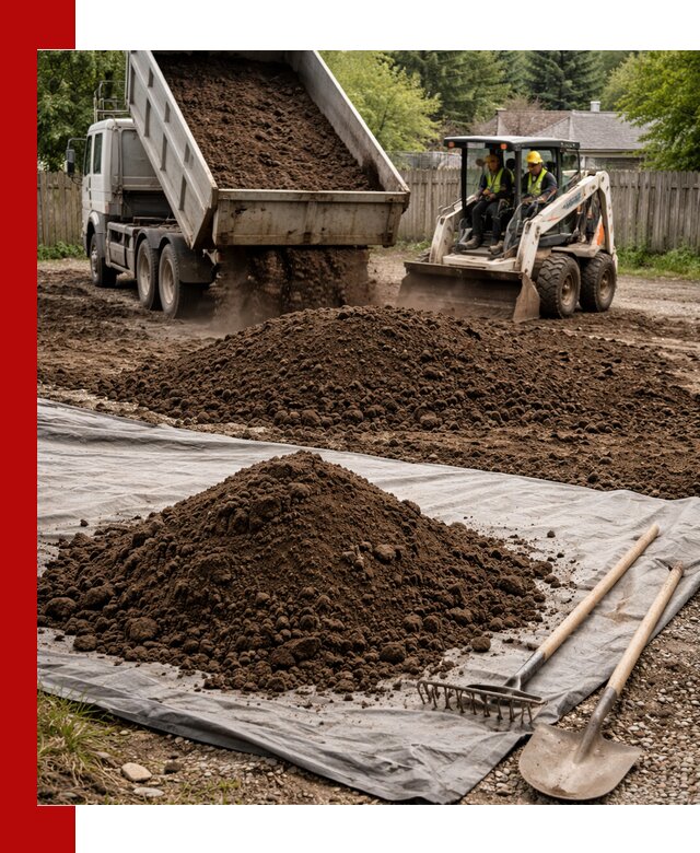 Грунт для отсыпки участка с доставкой в Кыштыме