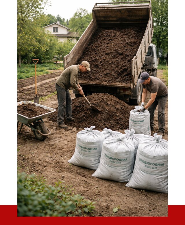 Плодородная смесь в Кыштыме от 4362 р./куб с доставкой | ПРОНЕРУДКшт