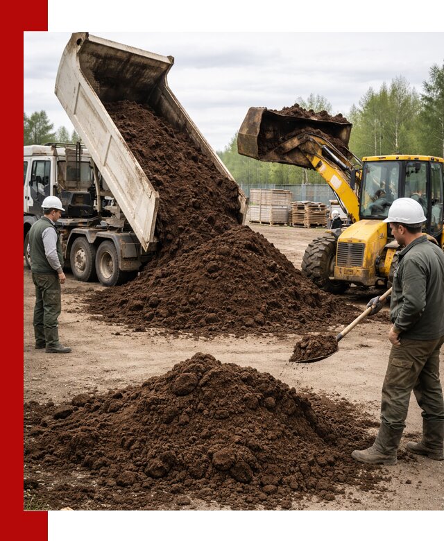 Доставка торфа оптом и в мешках в Кыштыме