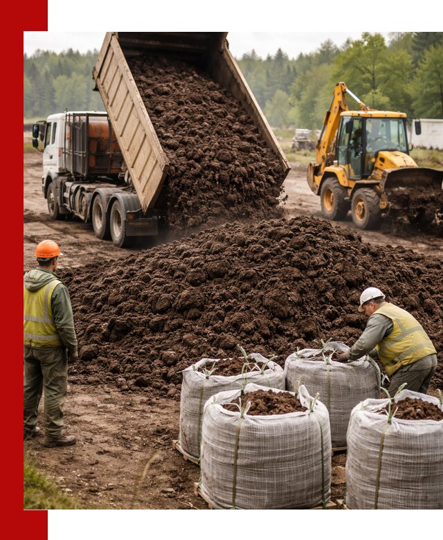 Доставка нейтрального торфа в Кыштыме оптом и в розницу