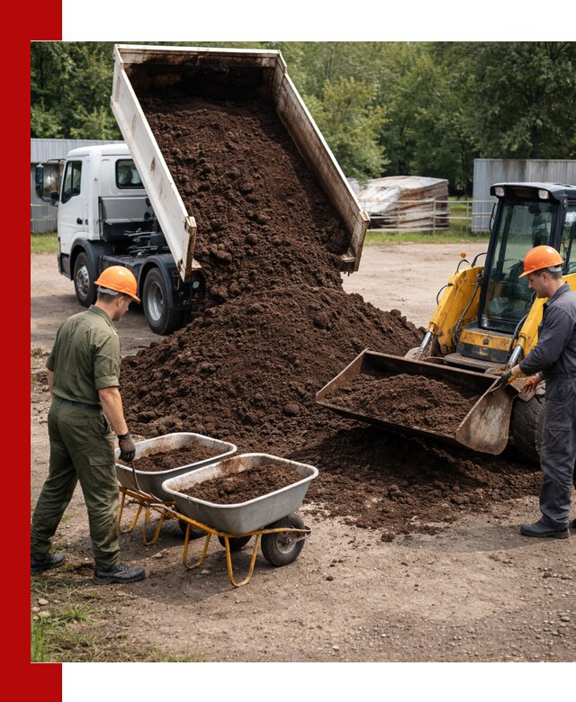 Доставка торфо-земляной смеси в Кыштыме для огорода и ландшафта