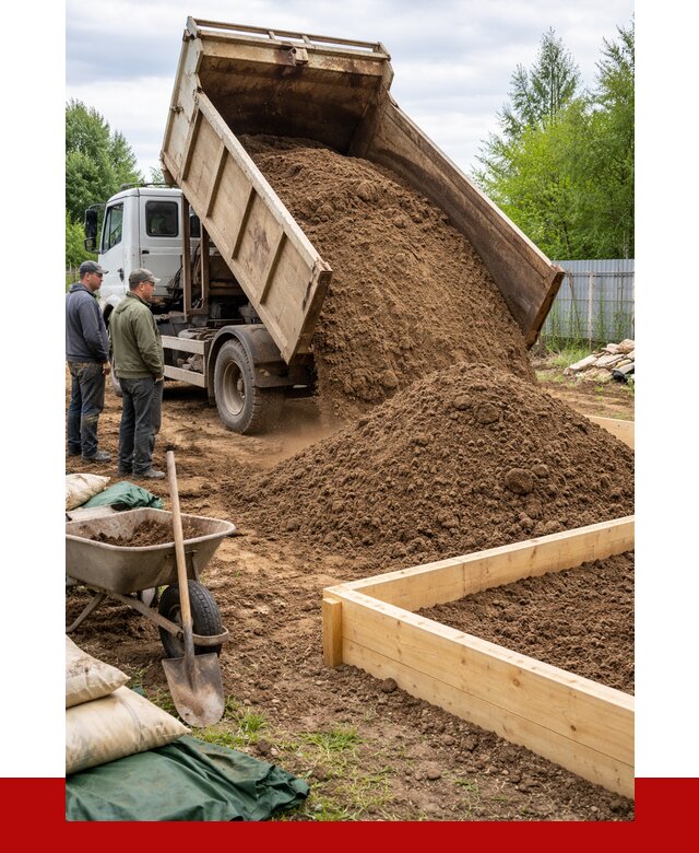 Торфо песчаная смесь в Кыштыме с доставкой от 1921 р. | ПРОНЕРУДКшт