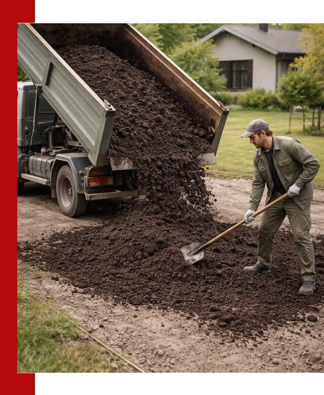 Чернозем для газона с доставкой в Кыштыме быстро и качественно