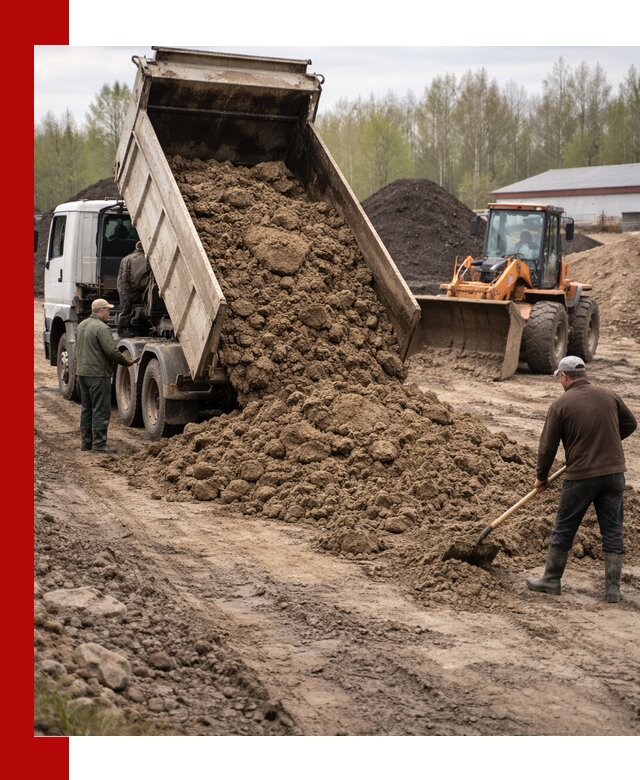 Доставка глин и суглинков в Кыштыме оптом и вкрай