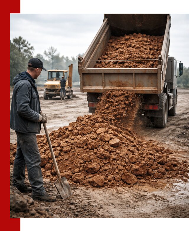 Глина для засыпки в Кыштыме с доставкой самосвалами