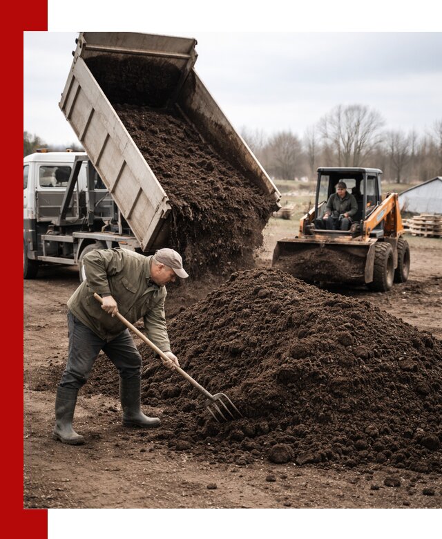 Доставка и продажа перегноя в Кыштыме быстро и дешево