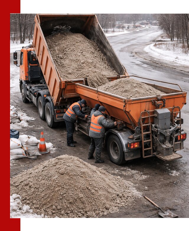 Поставка и вывоз пескосоля в Кыштыме оптом и в розницу