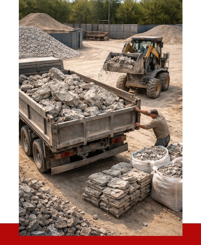 Купить бой бетона с доставкой в Кыштыме от 4985 р. | ПРОНЕРУДКшт