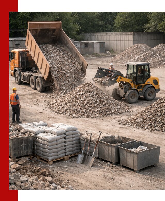 Вторичные материалы для отсыпки в Кыштыме — поставка и доставка