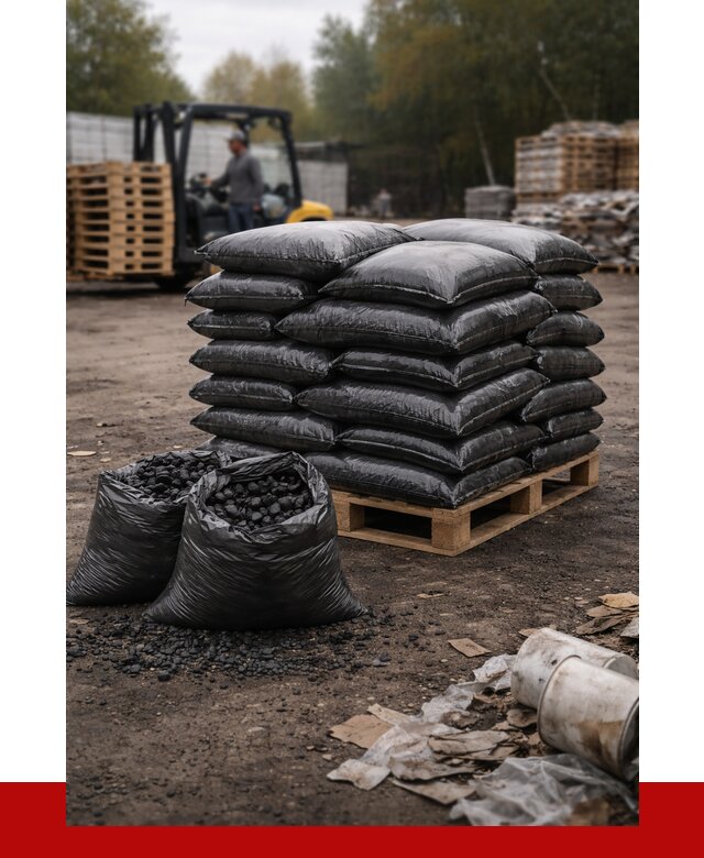 Купить уголь в мешках с доставкой в Кыштыме от 7790 р. | ПРОНЕРУДКшт