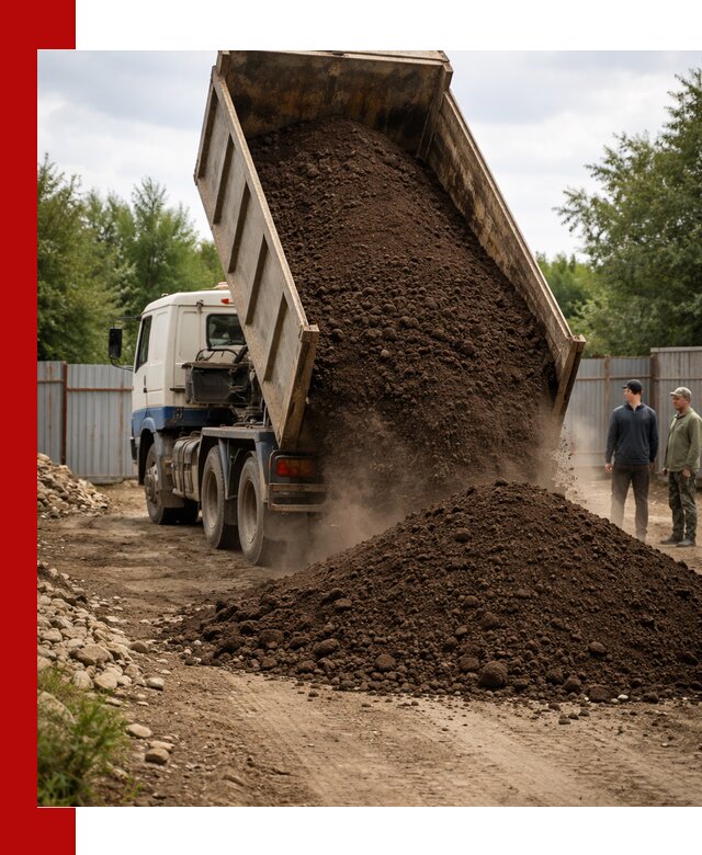 Доставка самосвалом 10 кубов в Кыштыме быстро и надёжно