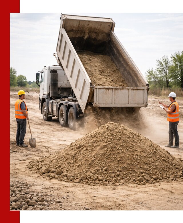 Доставка самосвалом 15 кубов в Кыштыме за город и по городу