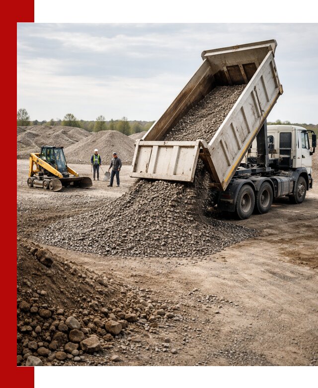 Доставка самосвалом 25 м³ в Кыштыме быстро и надежно