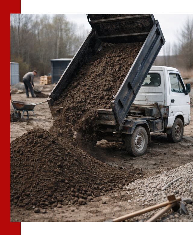 Аренда минисамосвала в Кыштыме для доставки сыпучих материалов