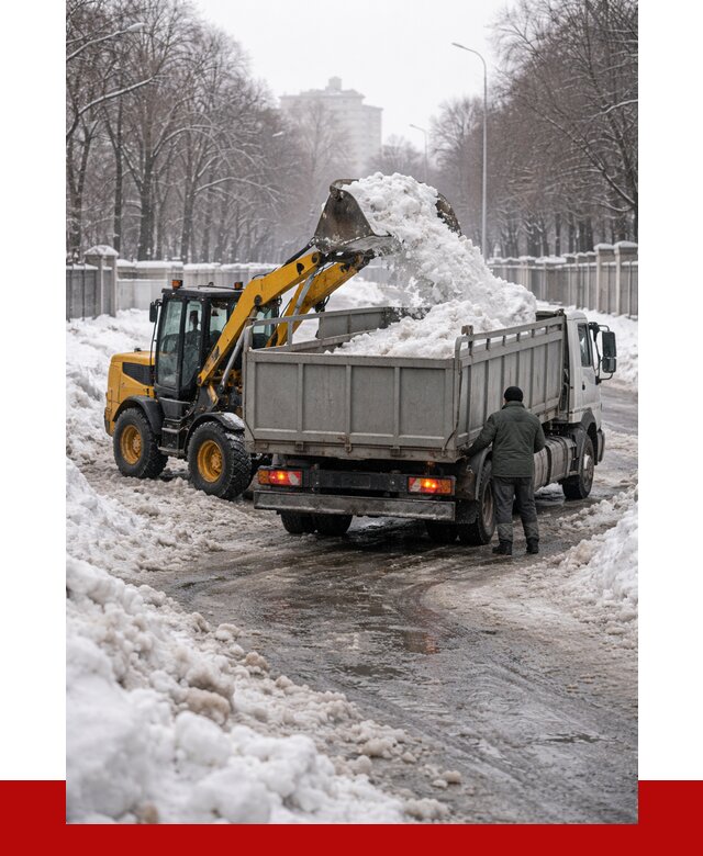 Вывоз снега с погрузкой в Кыштыме от 3635 р. ПРОНЕРУДКшт